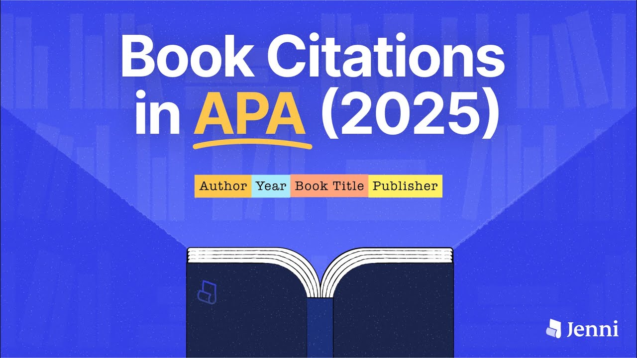 How to Cite a Book in APA (2025)