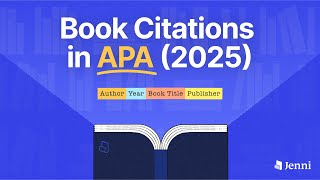How to Cite a Book in APA (2025)