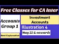 Illustration 4| |Investment Accounts| |Accounts| |CA Inter| |Group 1| |Genius Gurl| |Study Material|