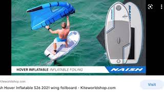 Naish inflatable wing-surfer: The crazy water toy you didn't know
