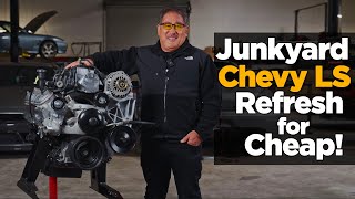 How to Freshen Up a Junkyard Chevy LS Engine for Cheap! by MotoIQ 167,599 views 11 months ago 10 minutes, 18 seconds