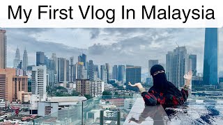 My First Vlog In Malaysia | RM 100 Hotel | Travel vlog