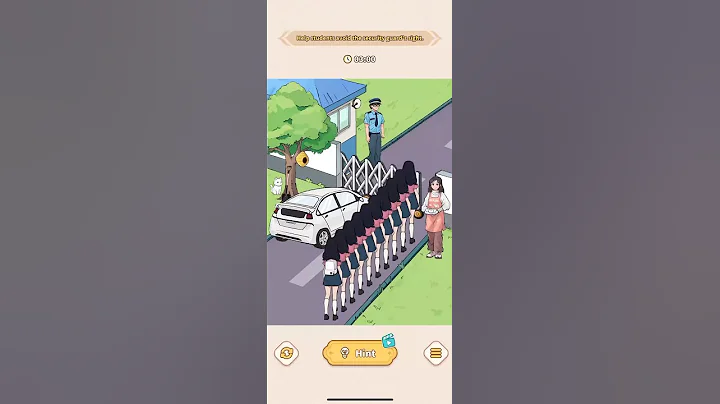 Puzzle Game 121 Help students avoid the security guard’s sight. #gameplay #Annoying #Tricky #Quest