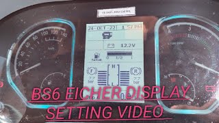 How to set Eicher bs6 truck and bus display setting video in kannada  ||   @Bengaluruhudga.​ screenshot 4