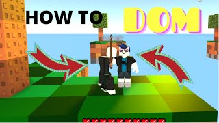 Roblox Skywars - How to be good like DOM!! (Easy wins!)