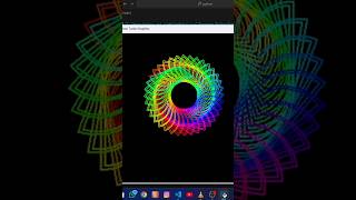 Make a colour full RGB desine in python #shortsviral #shorts #python #coding #trendingshorts