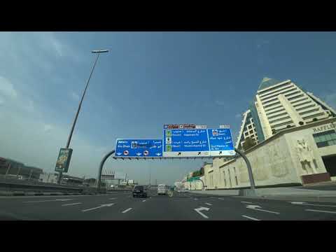 DRIVE IN DUBAI, AIRPORT TO DOWNTOWN