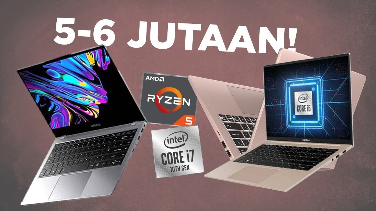 6 Rekomendasi Laptop 5 Jutaan Terbaik PALING LARIS 2023 - YouTube