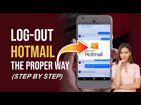 Hotmail Logout 2022 | How To Logout Hotmail App | Hotmail Account Sign Out | Microsoft Outlook App