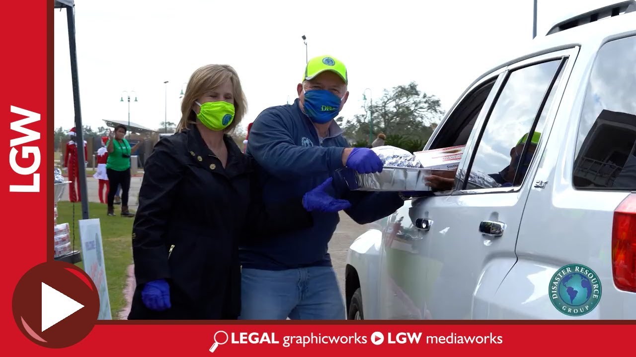 Lake Charles Hurricane Relief - Holiday Meals Giveaway by Disaster Resource Group