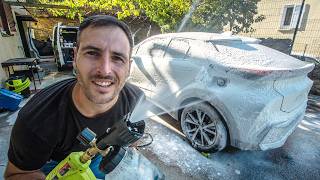 THE TRUTH ABOUT THE CONDITION OF RENTAL CARS: Washing a Toyota C-HR screenshot 5