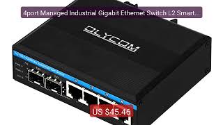 4port Managed Industrial Gigabit Ethernet Switch L2 Smart Fib... — Amazing Value 2026 | Must Have!