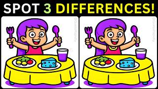 ✨脳を鍛えよう：3つの違いを見つけよう🧠【#491 脳トレゲームチャレンジ 3つの違いを見つける】 screenshot 2
