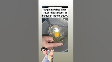 Thumbnail of Cara bikin telur seperti yang di kemasam mie instan #mie #indomie #telur