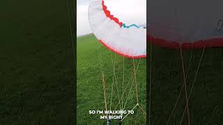 FIX your Paraglider when it goes UPSIDE DOWN #shorts