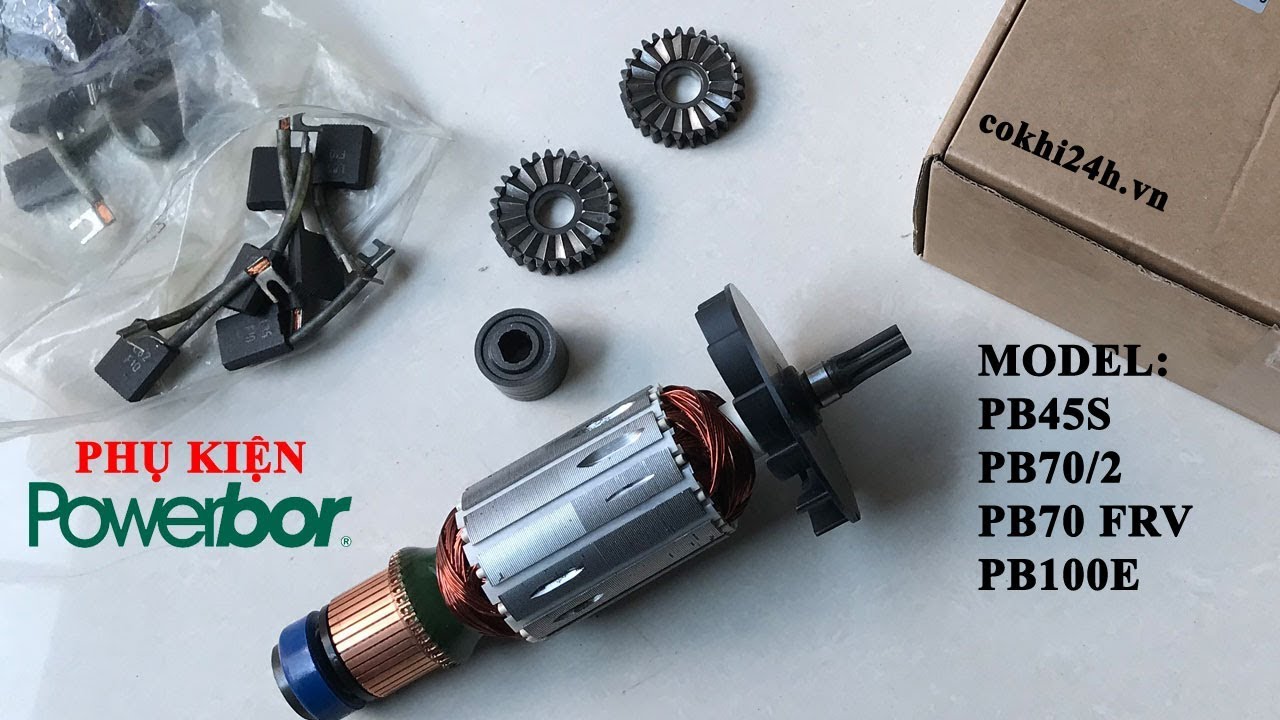 Rô to máy khoan từ Châu Âu Powerbor PB70 FRV, PB100 FRV