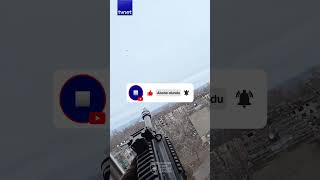 Ukraynalı Asker Tüfekle Rus Dronunu Düşürdü