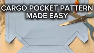 Cargo Pocket Pattern Drafting Made Easy part 1