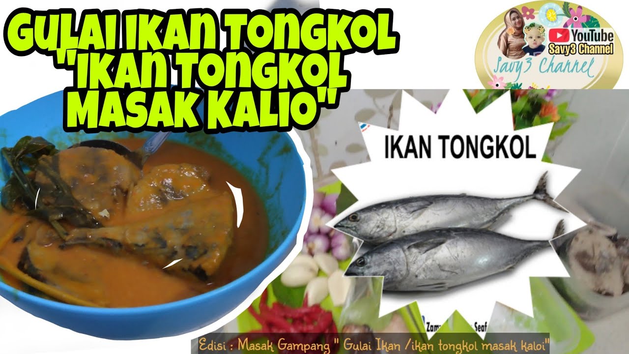 Gulai Ikan Tongkol/ Ikan Tongkol Masak Kalio -Sajian masakan bahan ikan