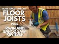 HOW TO CUT AND FIT FLOOR JOISTS INTO STEEL BEAMS | Build with A&E