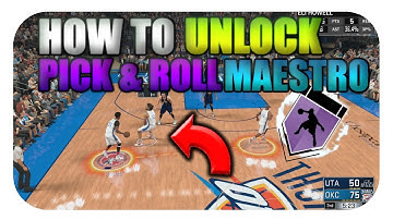 NBA 2K17 HOW TO UNLOCK PICK & ROLL MAESTRO BADGE [EASY] GET IT IN ONE GAME