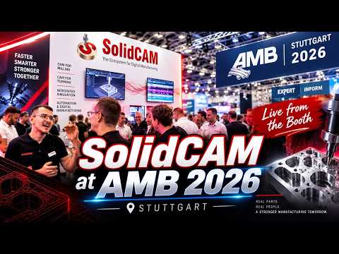 SolidCAM at AMB 2026 Stuttgart | Great Energy at Our Booth!