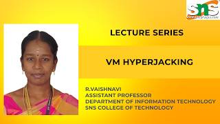 VM Hyperjacking I Cloud Computing and its Applications I SNS INSTITUTIONS
