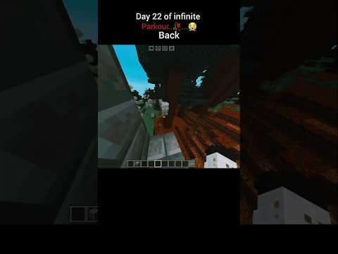 Roudboy day 22 of infinite parkour #minecraft