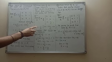 Ex 4.3 class 12 maths elements | area of triangle by determinant