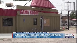 Lubbock County Commissioners approve game room regulations