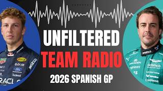 Every F1 Driver's Post-Race Team Radio from the 2026 Spanish GP (Madrid)