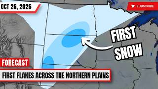 First Flakes Across the Northern Plains - October 26, 2026 Weather Forecast
