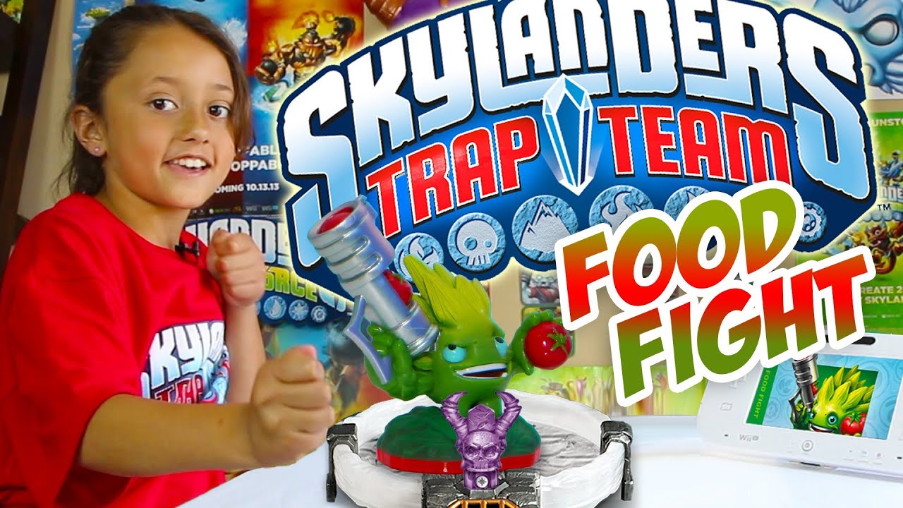 Skylanders Trap Team: Meet FOOD FIGHT (Exclusive Gameplay w/ New LIFE Core Character!)