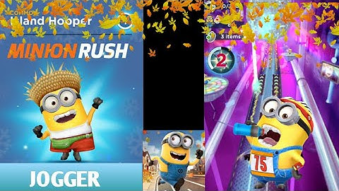 Minion Rush Infinite Run Game Gameplay New Update 2022 | Part 3 | Unlock Jogger | RASEEN