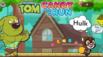 Talking Tom Candy Run - Hulk?!?