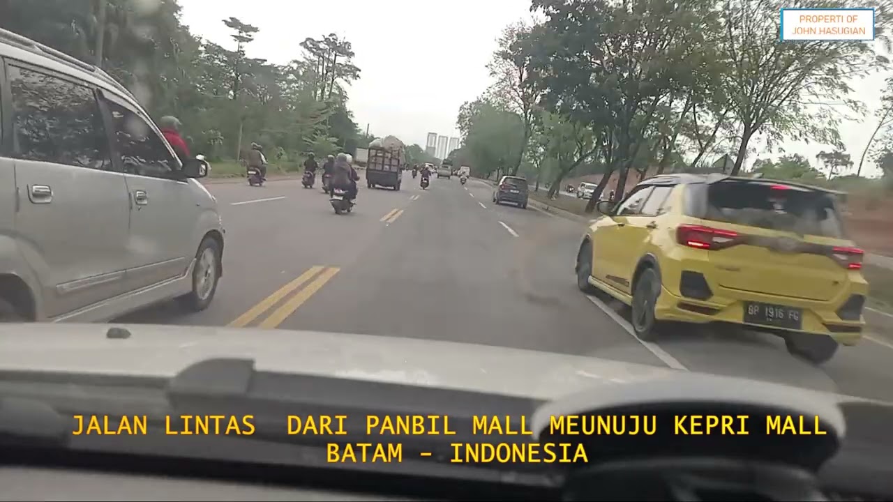 Batam | View Jalan Raya Dari PANBIL MALL to KEPRI MALL