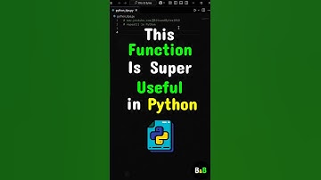 This Function Is Super Useful In Python. #python #coding #programming