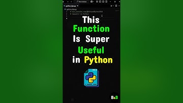 This Function Is Super Useful In Python. #python #coding #programming