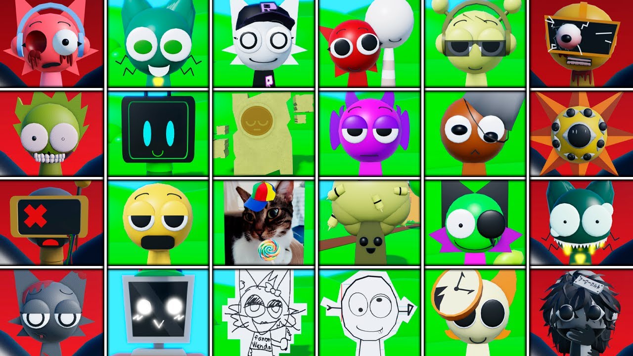 How to Get All 55 Badges in 3D Sprunki RP And Animations | Roblox