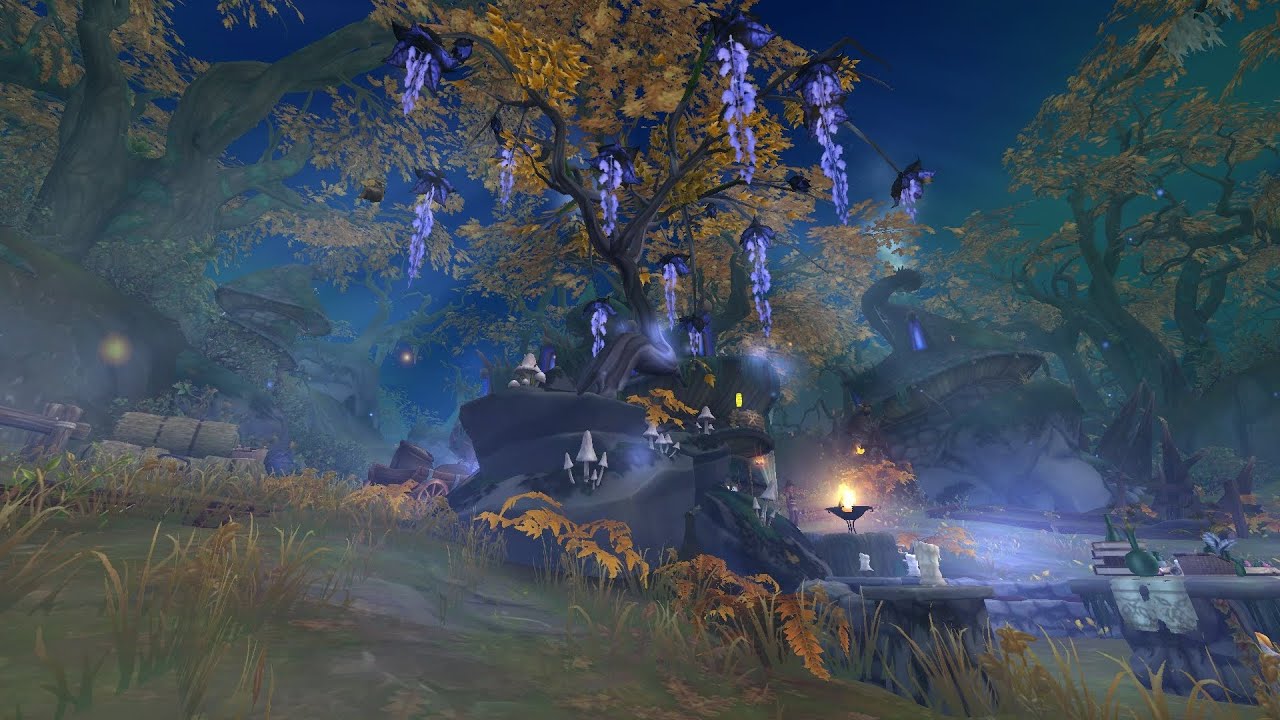 Открытие леса, встреча с ведьмами.