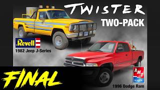 Building the 1/25 Scale "Twister" Trucks: Finished Models