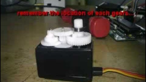 TowerPro SG 5010 Servo modification tutorial 360 degree of rotation