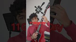 11 Gauge Strings vs 8 Gauge Strings #guitar #shorts #strings