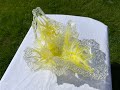 227 - Resin Art -  Beginner Resin Sculpture 3D Bloom  - Elegant, Bright, Happy piece I LOVE THIS