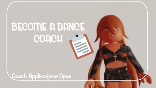 Coach Applications OPEN | Ro-Dance screenshot 4