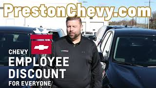 Preston Chevy Employee Discount for Everyone