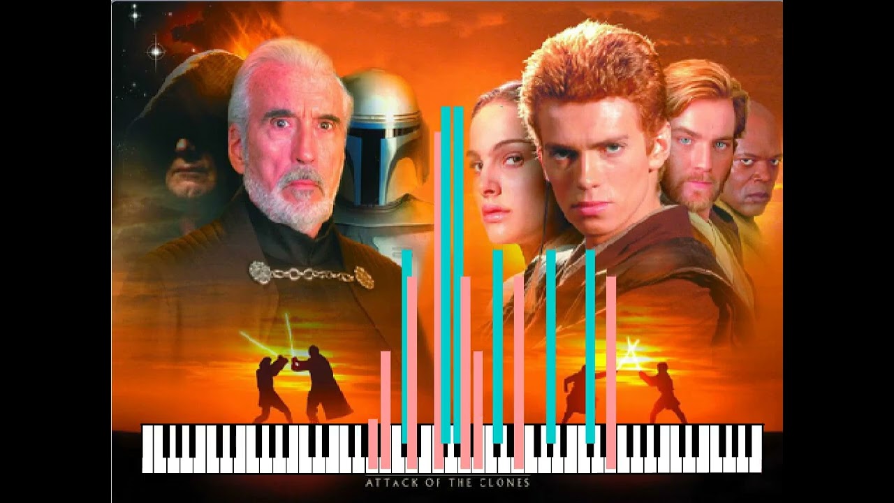 ♬STAR WARS  Across the Stars　映画「スターウォーズⅡ　クローンの攻撃」より　　Scratchオルゴールスクリプト演奏