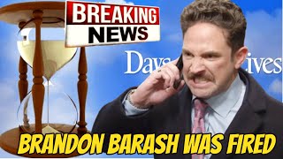 Hearbreaking, Brandon Barash was fired, Stefan's fate revealed?Days of our lives spoilers on Peacock