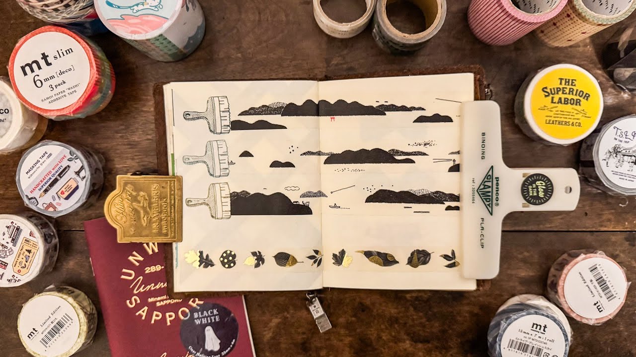 【ライブ配信】マステ帳を作る！