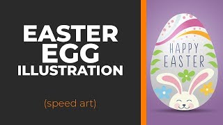 Easter Egg Vector Illustration (speed art)